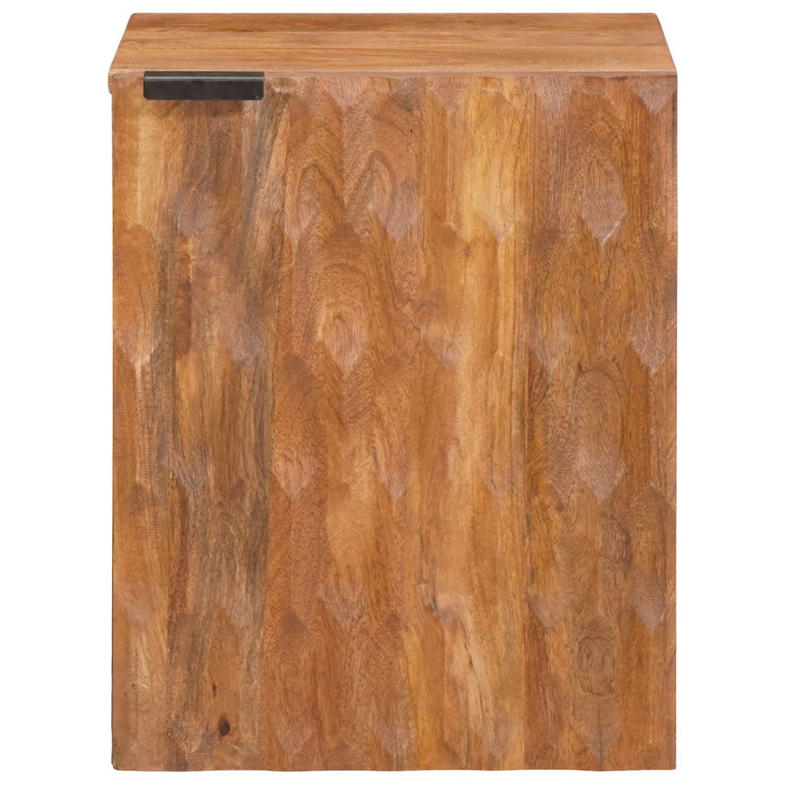 Badezimmer Hängeschrank Braun 38 x 33 x 48 cm Massivholz Mango