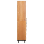 Badezimmerschrank Braun 38 x 33 x 160 cm Massivholz Mango