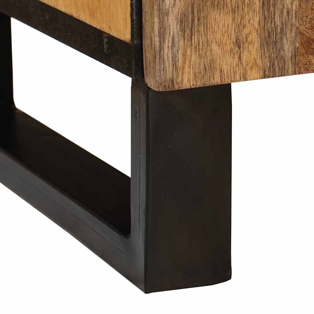 Badezimmerschrank Braun 38 x 33 x 58 cm Massivholz Mango
