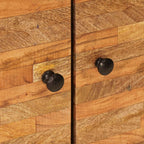 Waschbeckenschrank Natur 62 x 33 x 58 cm Massivholz Mango