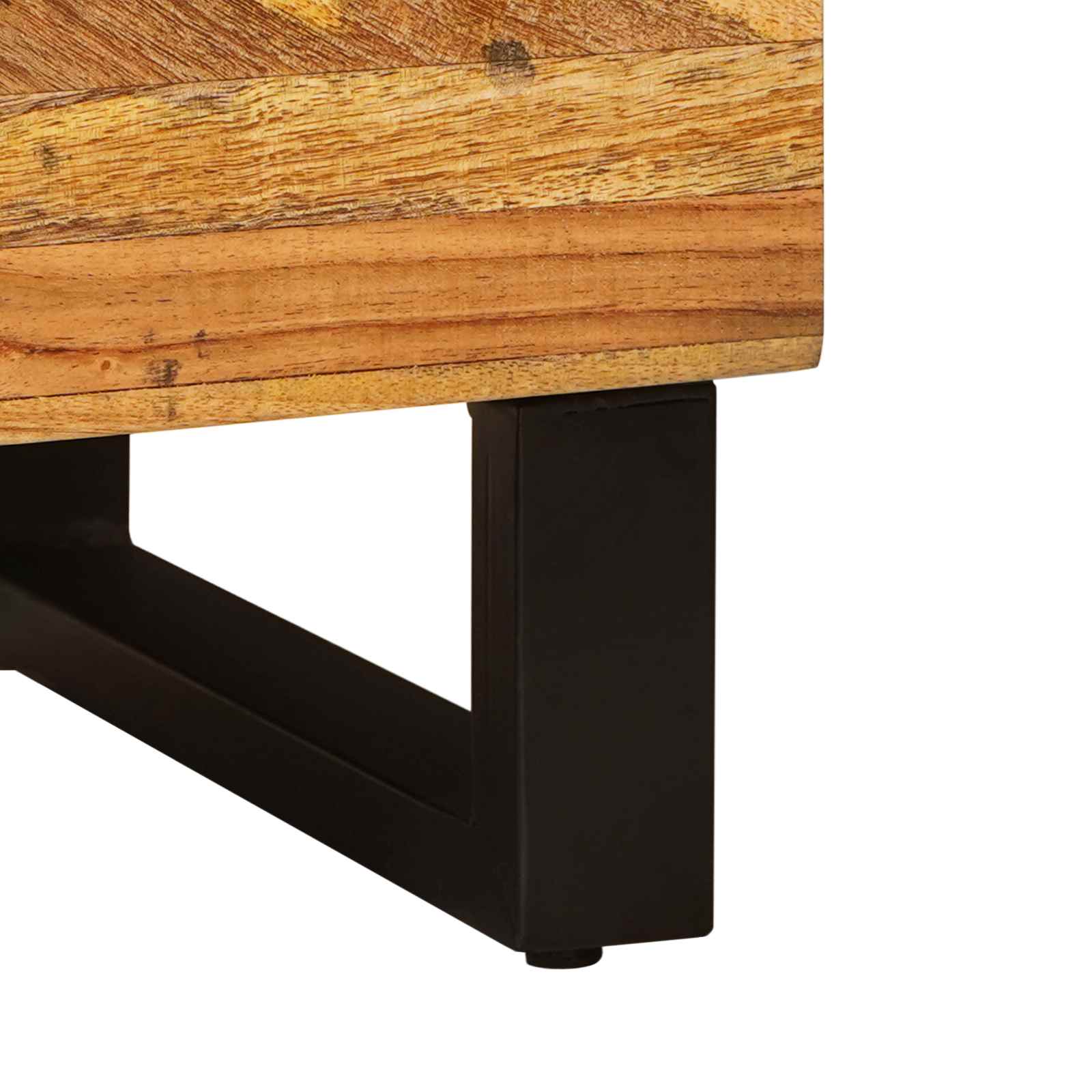 Waschbeckenschrank Natur 62 x 33 x 58 cm Massivholz Mango