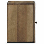 Badezimmer Hängeschrank mit Speicher Braun 38 x 33,5 x 48 cm