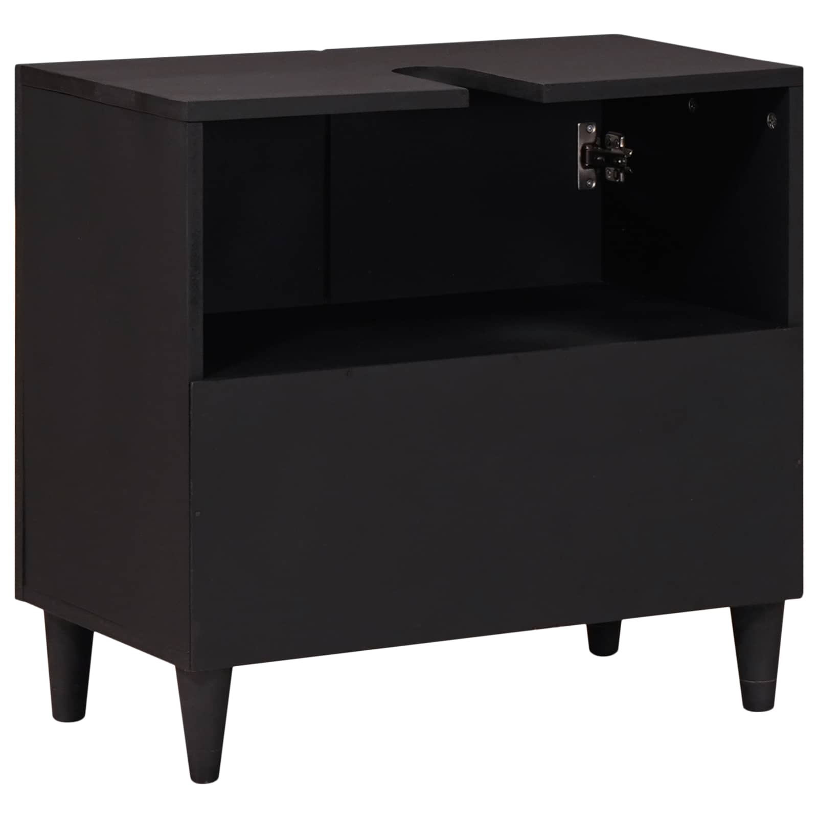 Waschbeckenunterschrank mit Speicher Mehrfarbig 62 x 33 x 58 cm