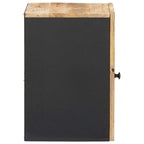 Hängeschrank mit Speicher Braun und Schwarz 38 x 33,5 x 48 cm