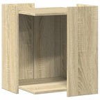 Katzenklo Sonoma Eiche 42x42x51 cm Holzwerkstoff