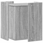 Katzenklo Grau Sonoma 42x42x51 cm Holzwerkstoff