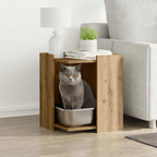 Katzenklo Artisan-Eiche 42x42x51 cm Holzwerkstoff