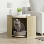 Katzenklo Sonoma Eiche 53x53x51 cm Holzwerkstoff