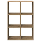 Raumteiler-Bücherregal Artisan-Eiche 69,5x29x103,5 cm
