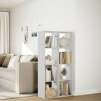 Raumteiler Bücherregal Weiß 69,5 x 29 x 137,5 cm Holzwerkstoff