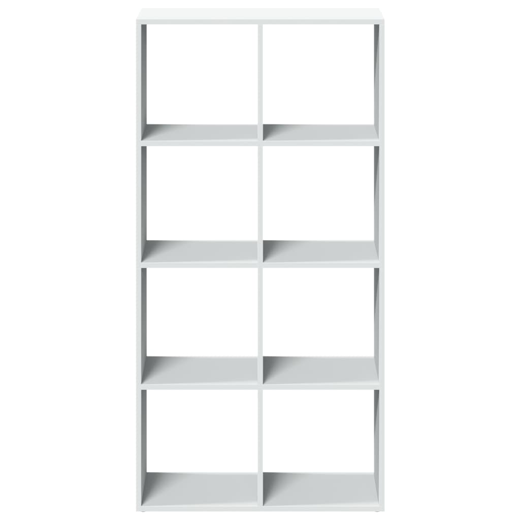 Raumteiler Bücherregal Weiß 69,5 x 29 x 137,5 cm Holzwerkstoff
