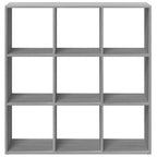 Raumteiler-Bücherregal Grau Sonoma 102x29x103,5 cm