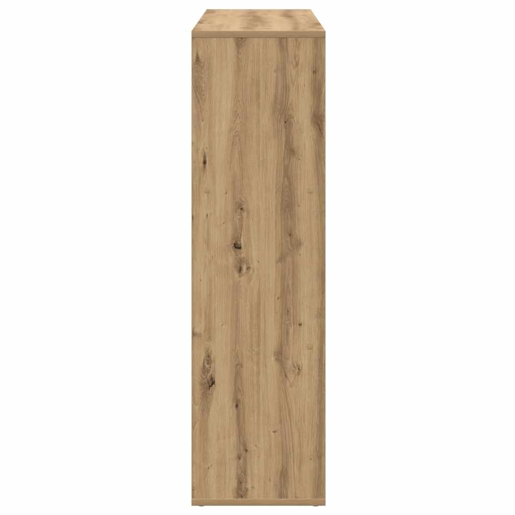 Raumteiler-Bücherregal Artisan-Eiche 102x29x103,5 cm