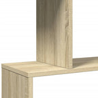 Raumteiler-Bücherregal 4 Böden Sonoma-Eiche 70x24x129 cm