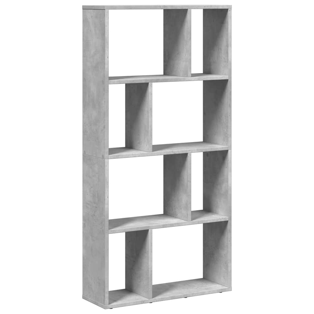 Bücherregal Betongrau 60x20x120,5 cm Holzwerkstoff