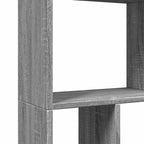 Bücherregal Grau Sonoma 60x20x120,5 cm Holzwerkstoff