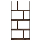 Bücherregal Braun Eichen-Optik 60x20x120,5 cm Holzwerkstoff
