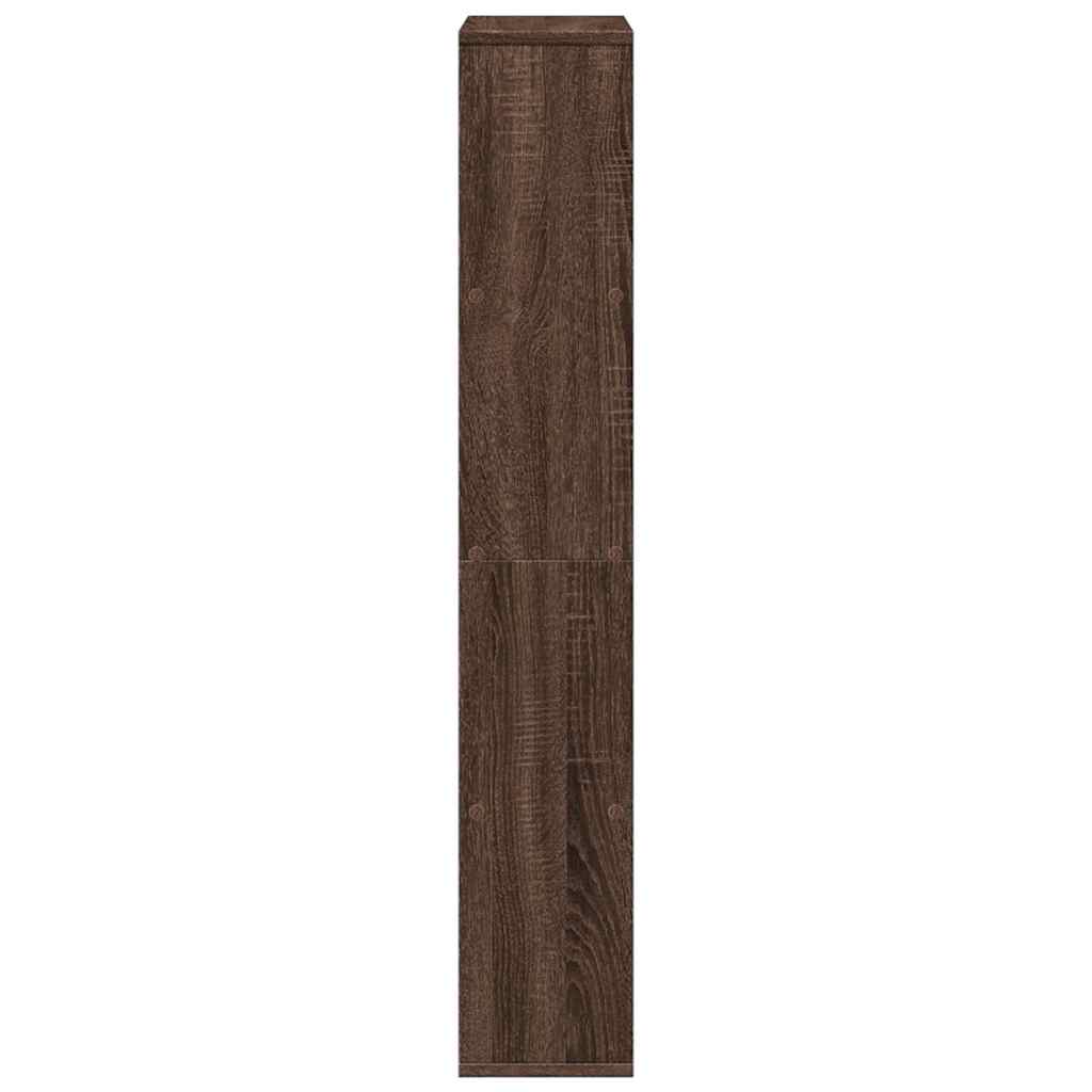 Bücherregal Braun Eichen-Optik 60x20x120,5 cm Holzwerkstoff