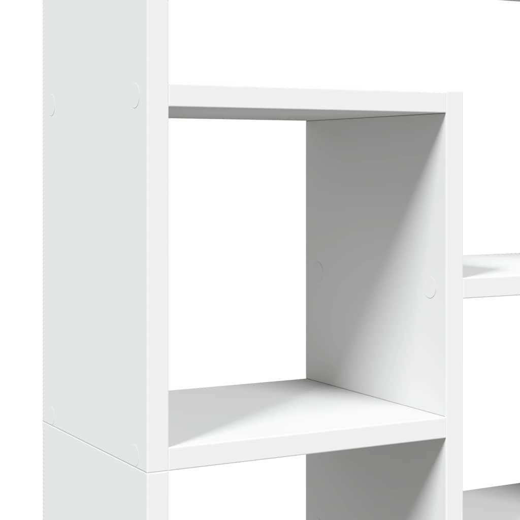 Bücherregal Weiß 72x20x120,5 cm Holzwerkstoff