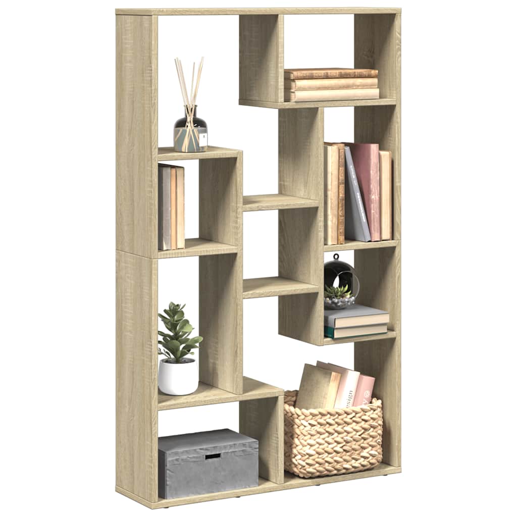 Bücherregal Sonoma-Eiche 72x20x120,5 cm Holzwerkstoff