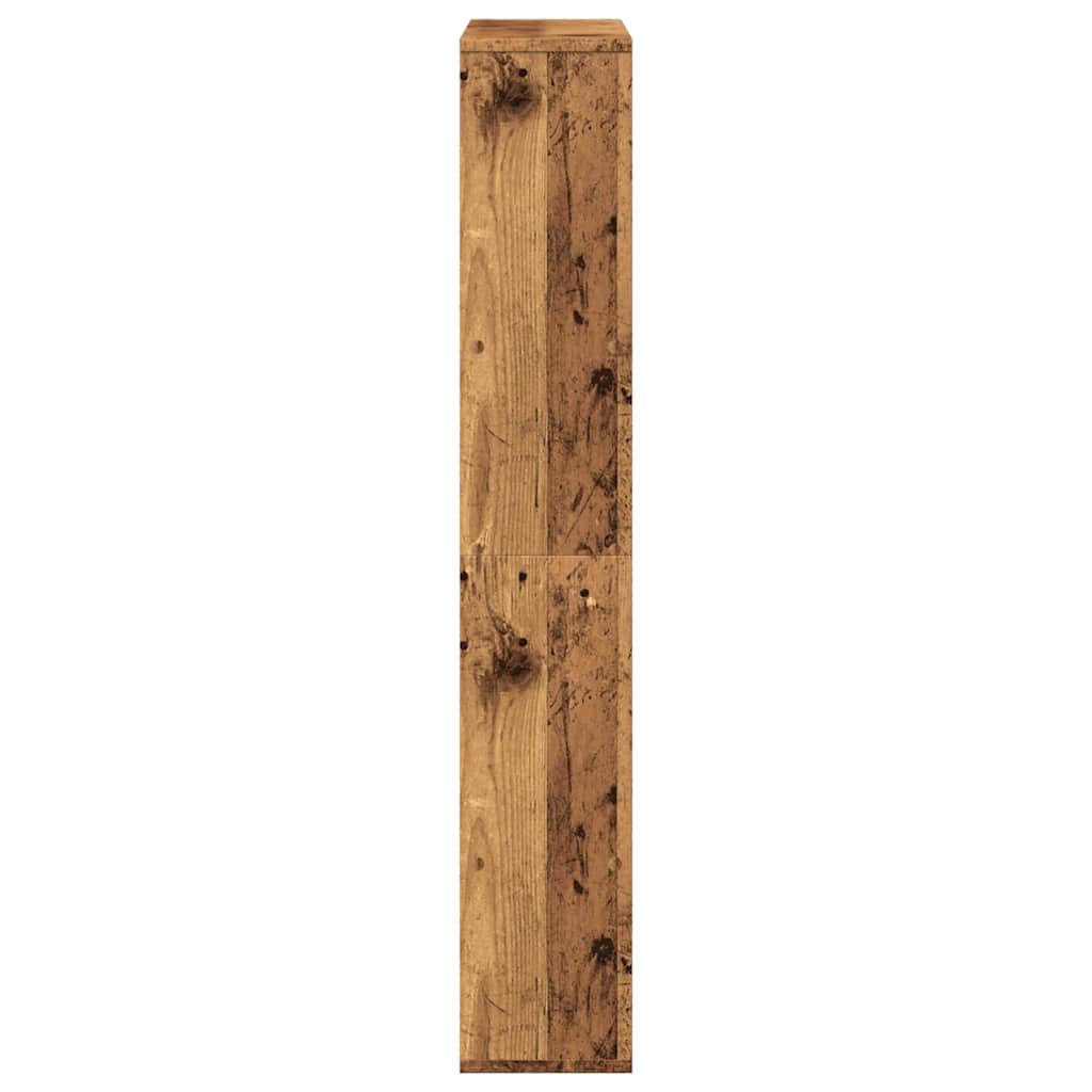 Bücherregal Altholz-Optik 72x20x120,5 cm Holzwerkstoff