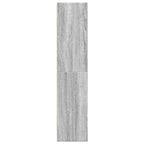 Bücherregal Grau Sonoma 60x24x109 cm Holzwerkstoff