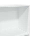 Bücherregal Weiß 60 x 24 x 176 cm Holzwerkstoff