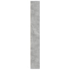 Bücherregal Betongrau 60x24x176 cm Holzwerkstoff