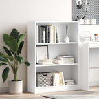 Bücherregal Weiß 80x24x109 cm Holzwerkstoff