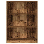 Bücherregal Altholz-Optik 80x24x109 cm Holzwerkstoff