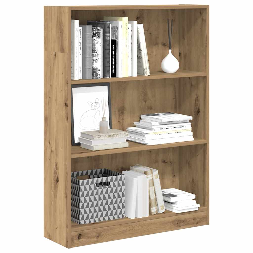 Bücherregal Artisan-Eiche 80x24x109 cm Holzwerkstoff