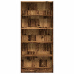 Bücherregal Altholz-Optik 80x24x176 cm Holzwerkstoff