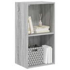 Bücherregal Grau Sonoma 40x30x77 cm Holzwerkstoff