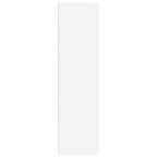 Bücherregal Weiß 40x30x114 cm Holzwerkstoff