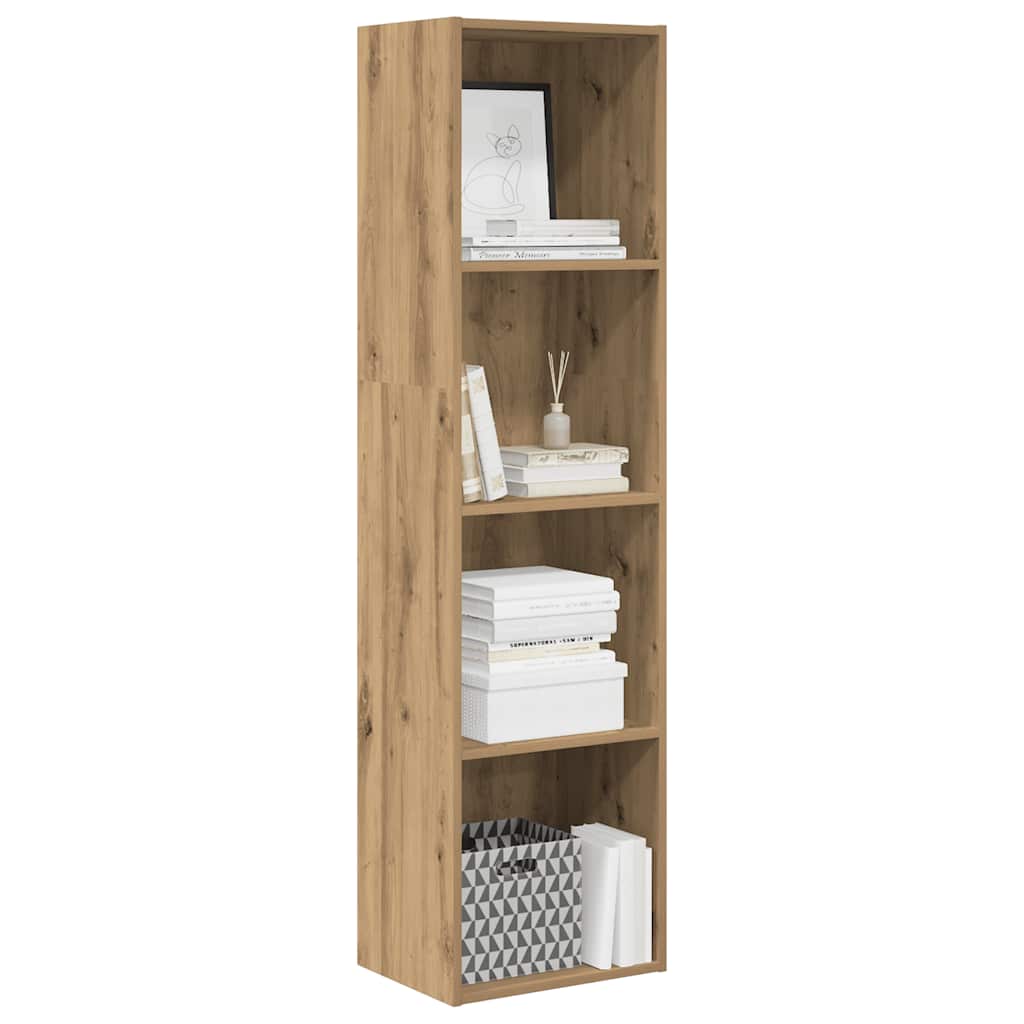 Bücherregal Artisan-Eiche 40x30x152 cm Holzwerkstoff
