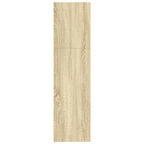 Bücherregal Sonoma-Eiche 80x30x114 cm Holzwerkstoff