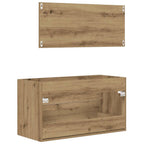 2-tlg. Badmöbel-Set Artisan-Eiche Holzwerkstoff