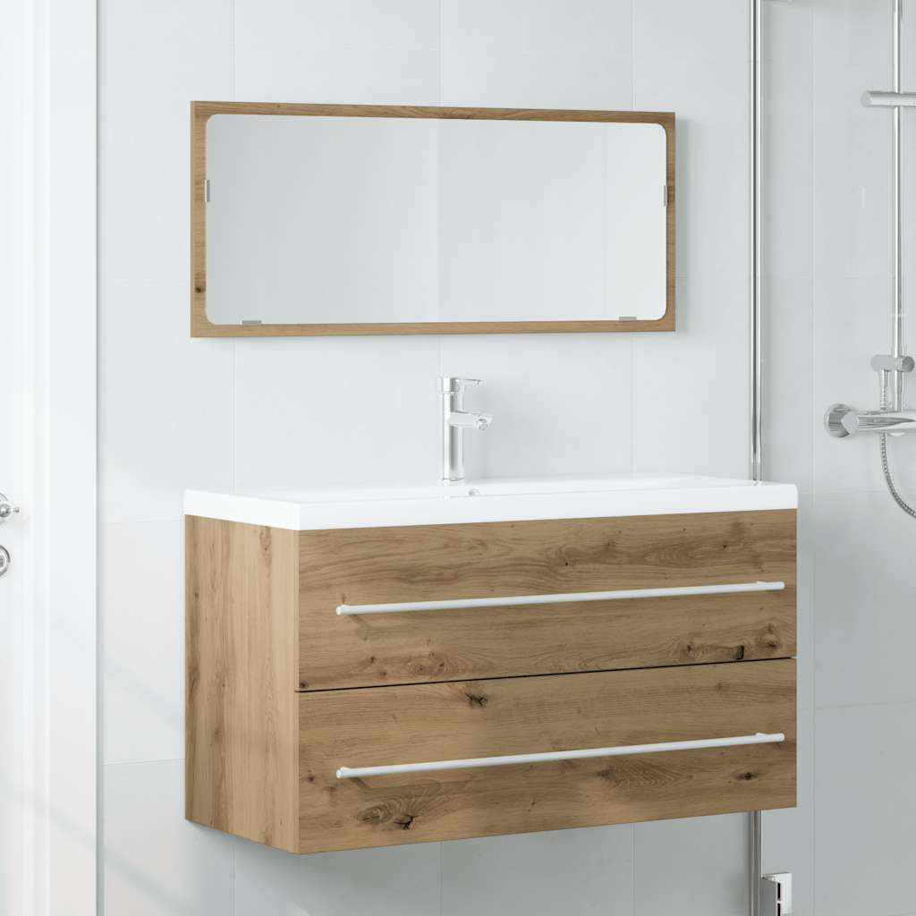 2-tlg. Badmöbel-Set Artisan-Eiche Holzwerkstoff