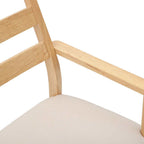 Esszimmerstühle mit Kissen 2 Stk. Massivholz Gummibaum