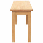 Bank 110 cm Massivholz Gummibaum
