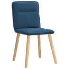 Esszimmerstühle 4 Stk. Blau Stoff