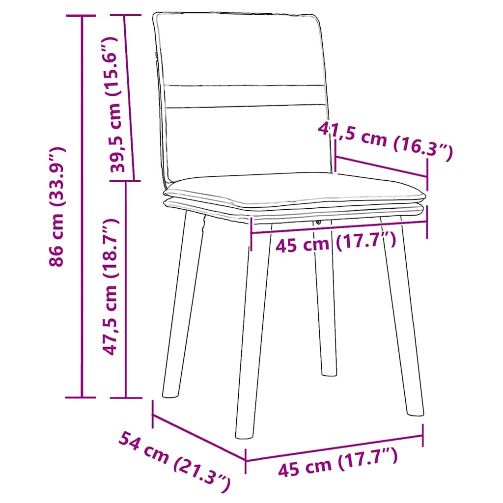 Esszimmerstühle 4 Stk. Schwarz Stoff