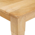 Couchtisch Braun 110 x 55 x 77 cm Massivholz Mango