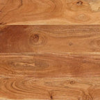 Esstische Braun und Schwarz 110 x 55 x 78 cm Massivholz Mango