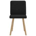 Esszimmerstühle 2 Stk. Schwarz Stoff