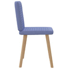 Esszimmerstühle 2 Stk. Jeansblau Stoff