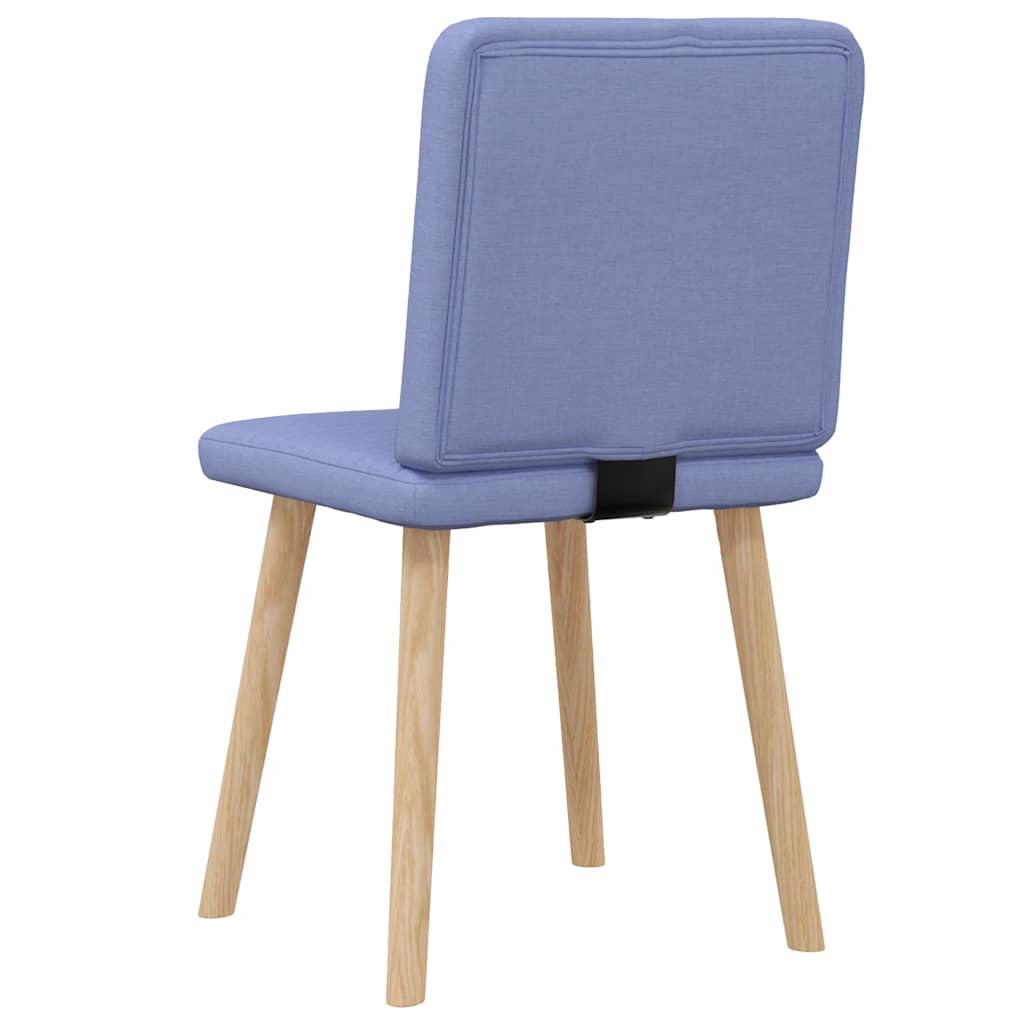 Esszimmerstühle 2 Stk. Jeansblau Stoff