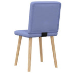 Esszimmerstühle 2 Stk. Jeansblau Stoff