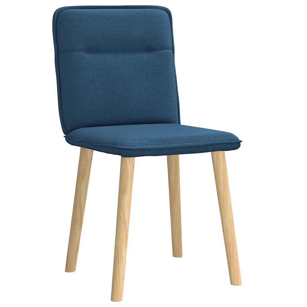 Esszimmerstühle 2 Stk. Blau Stoff