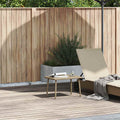 Garten-Couchtisch Rechteckig Beige 60x40x37 cm Poly Rattan